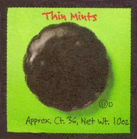 Thin Mints - Click here for nutritional information